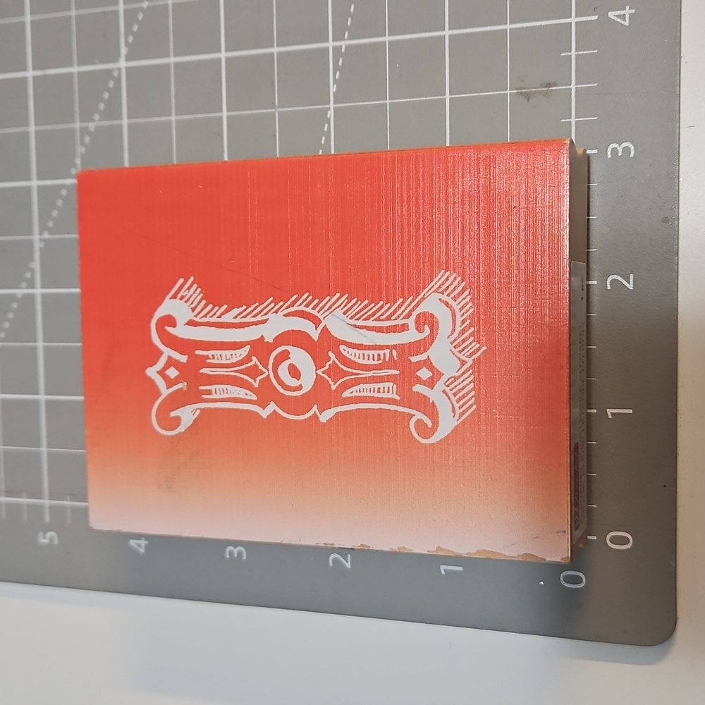 Georgeous "I" Monogram Rubber stamp Alphabet Soup line